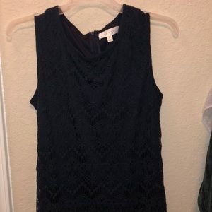Navy Blouse Tank Top